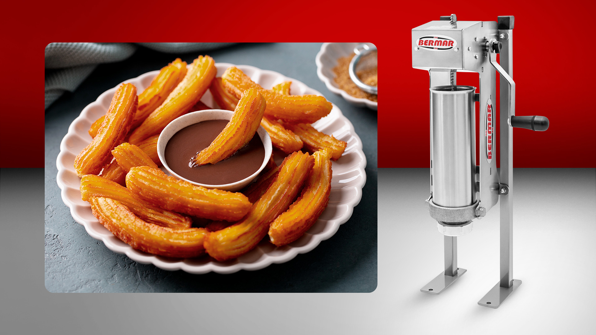 O melhor equipamento para churros perfeitos!